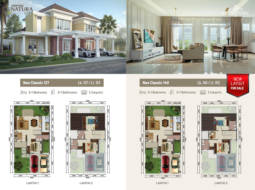 foto denah rumah tipe NS2-0022 perumahan SERPONG NATURA CITY
