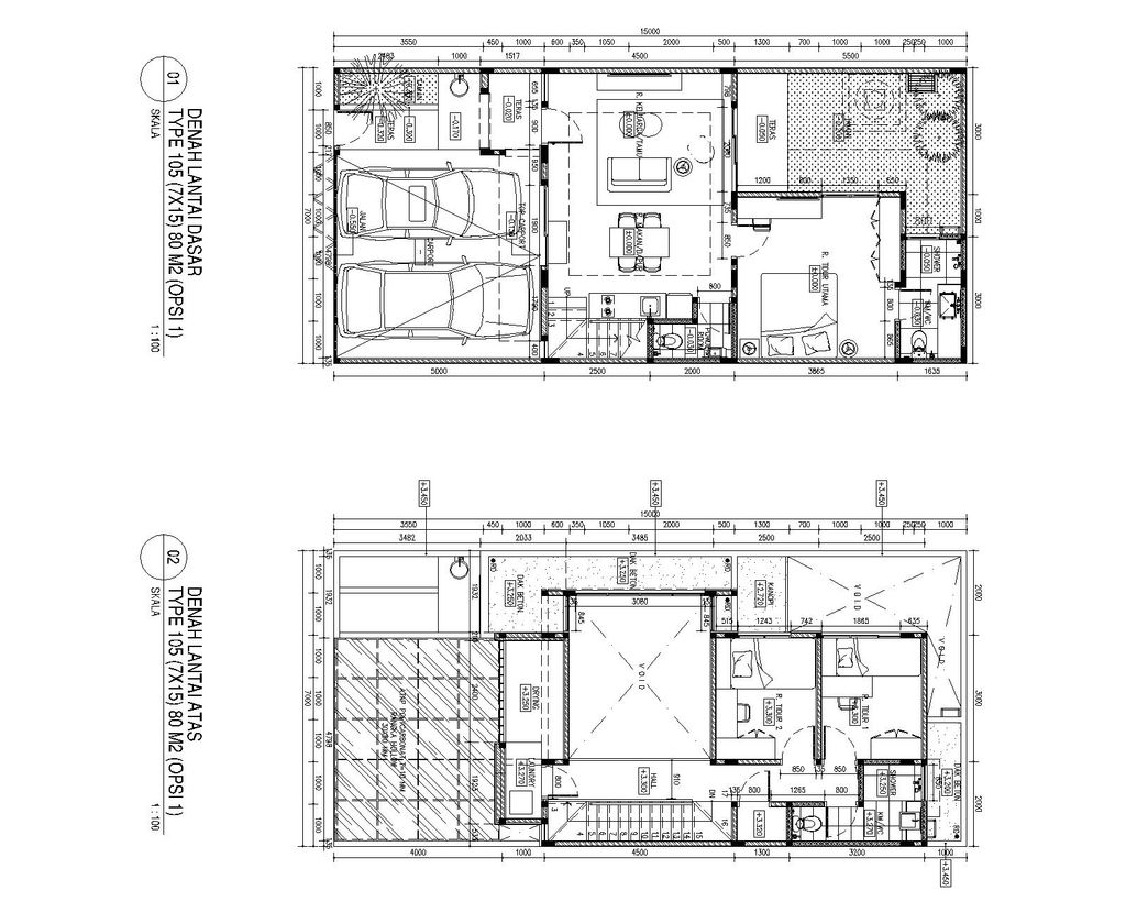 foto denah rumah tipe 101 ADHIKARI perumahan VILA BOGOR INDAH 6