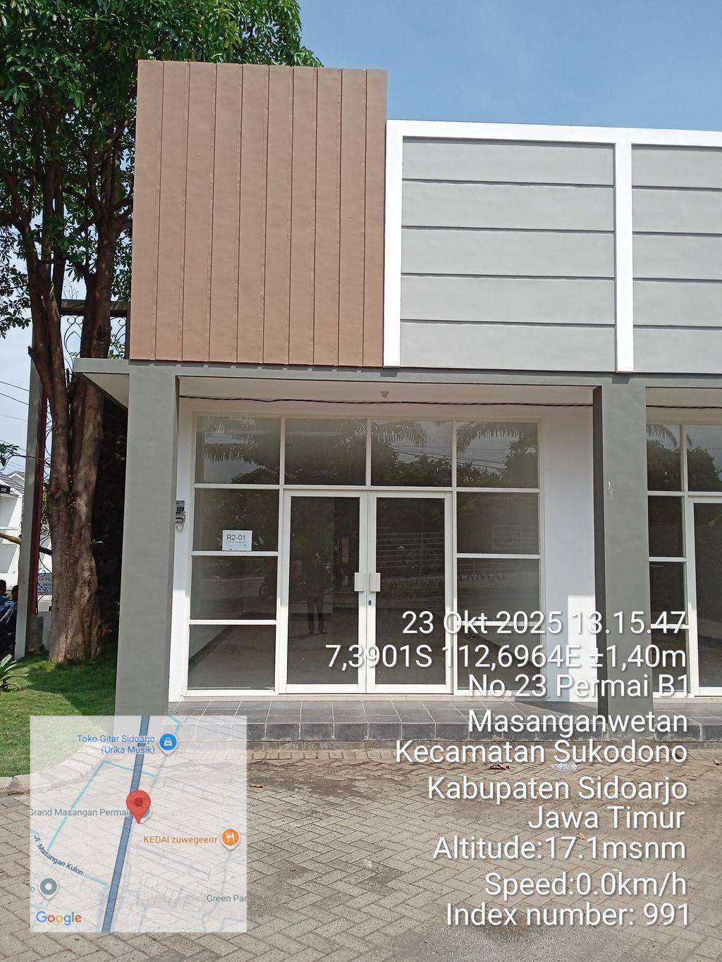 foto tampak rumah tipe RUKO GMP  52/52 perumahan Grand Masangan Permai (GMP)