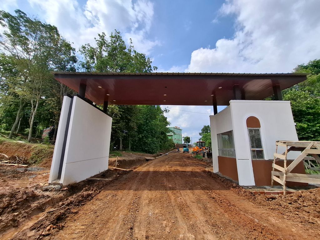 foto gerbang perumahan THE HARMONY