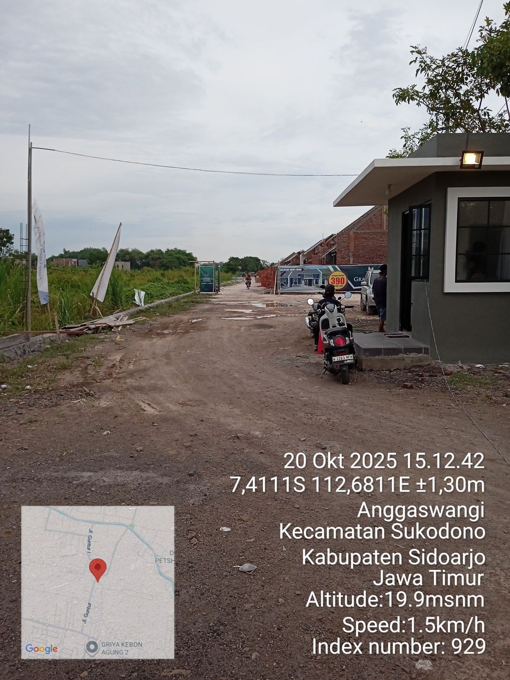 foto posisi tengah perumahan GRAND PARK ANGGASWANGI (GPA)