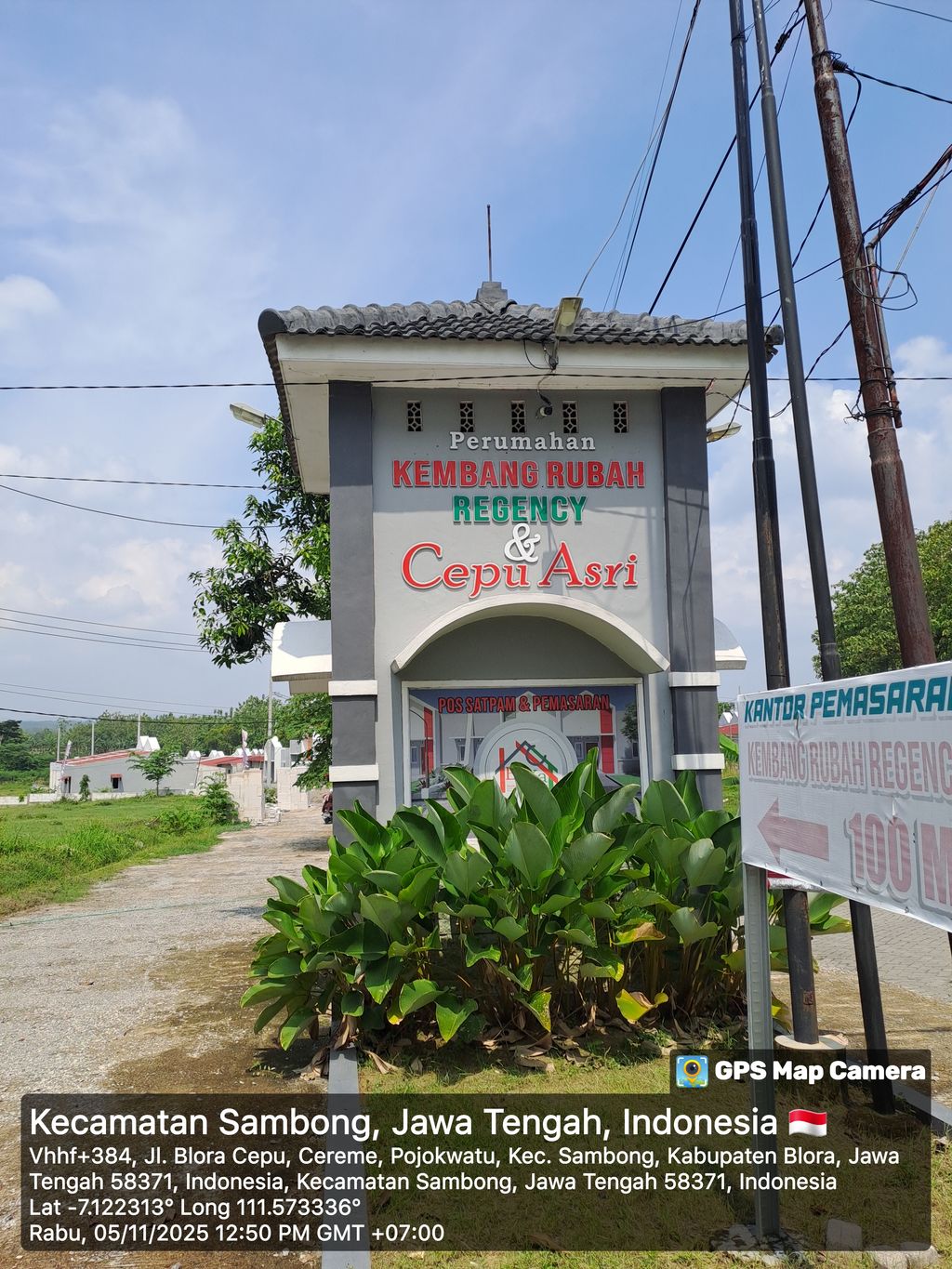 foto gerbang perumahan KEMBANG RUBAH REGENCY 10 CEPU