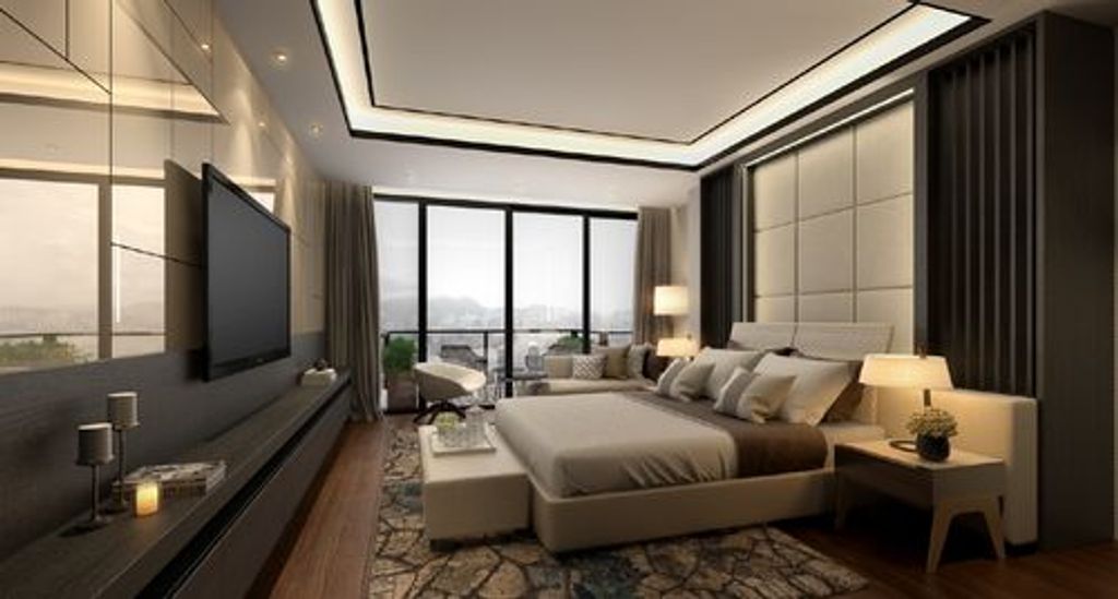 foto tampak rumah tipe Sky Garden B perumahan SPRINGHILL ROYALE SUITES (SPRINGHILL GOLF PENTHOUSE)