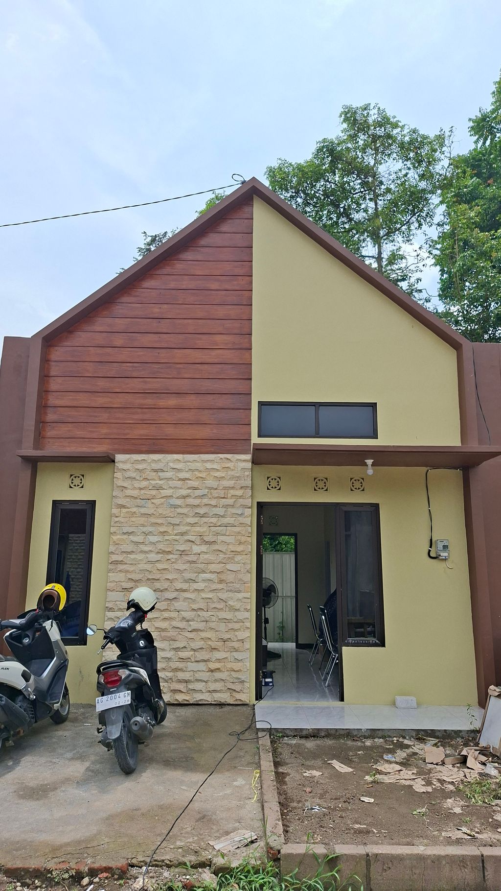 foto tampak rumah tipe 30/63 perumahan BUMI REJO RESIDENCE