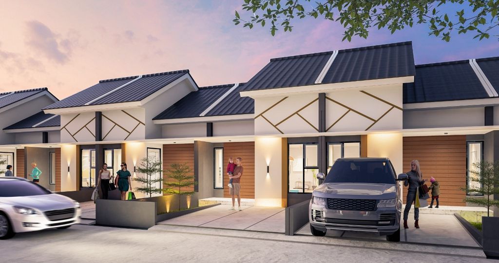 foto tampak rumah tipe 36/71 perumahan Surya Nusantara Residence 4
