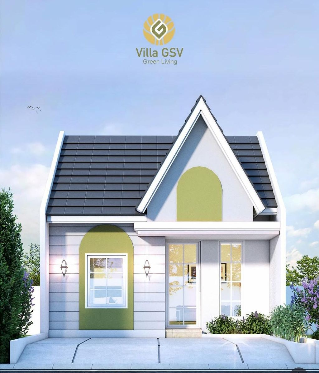 foto tampak rumah tipe 30/72 perumahan Villa GSV
