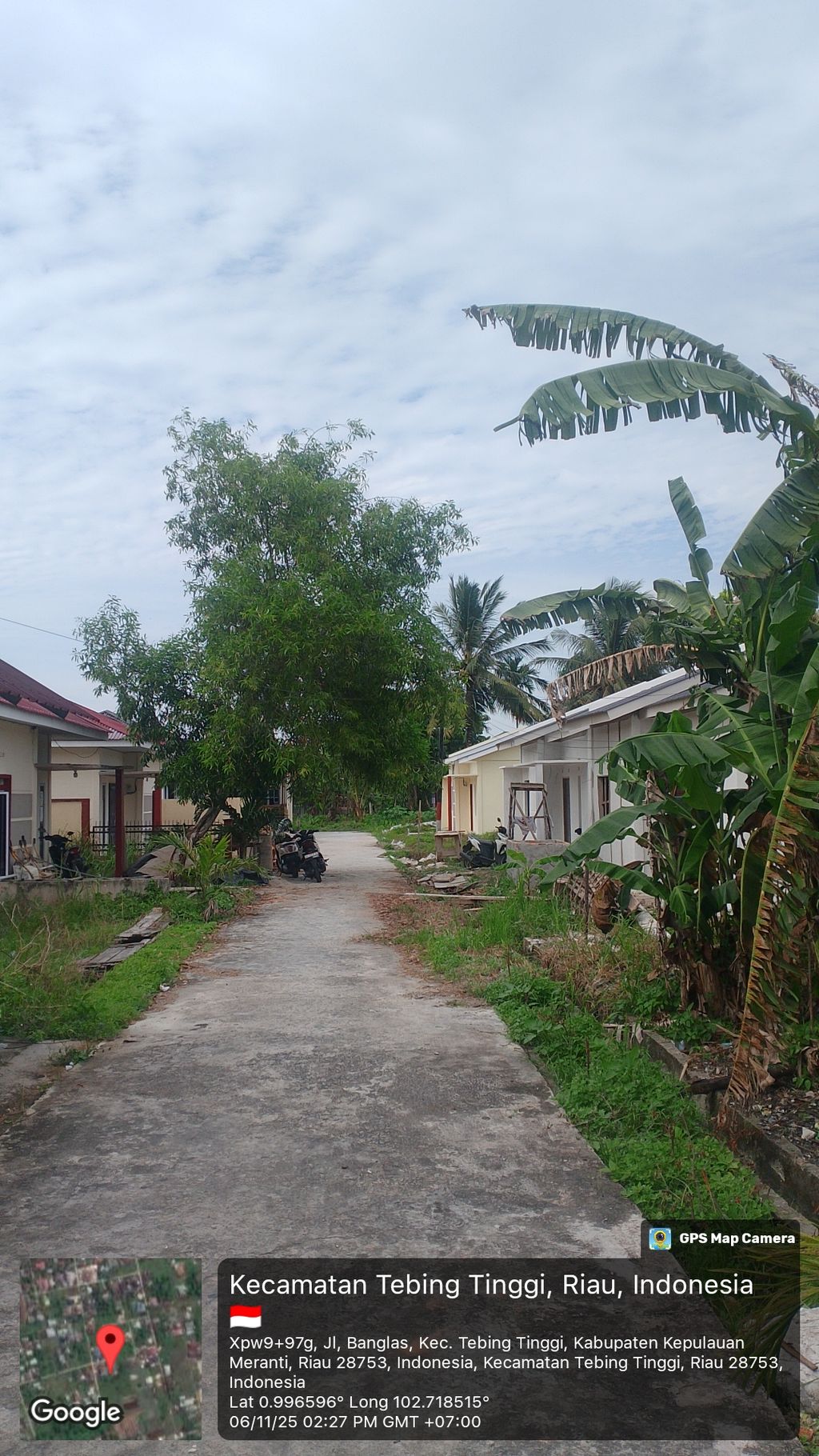 foto posisi tengah perumahan GRIYA MERANTI MAS