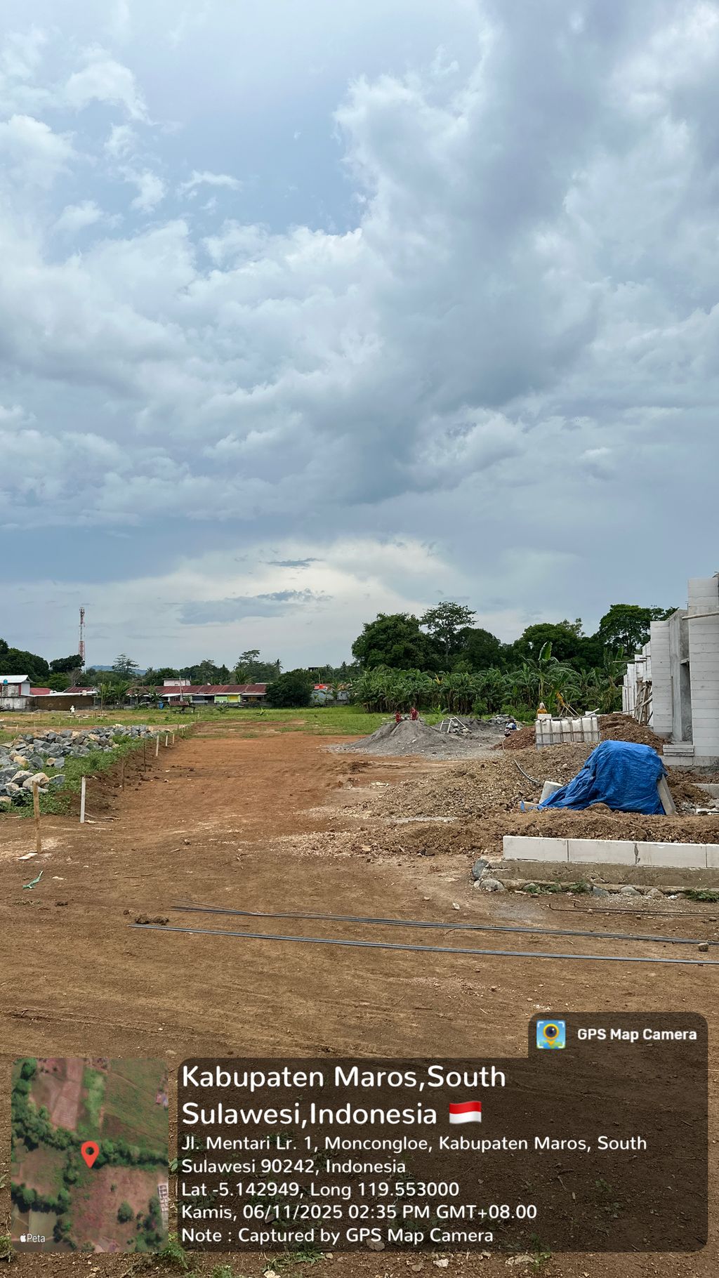 foto posisi tengah perumahan Grand Andana Residence
