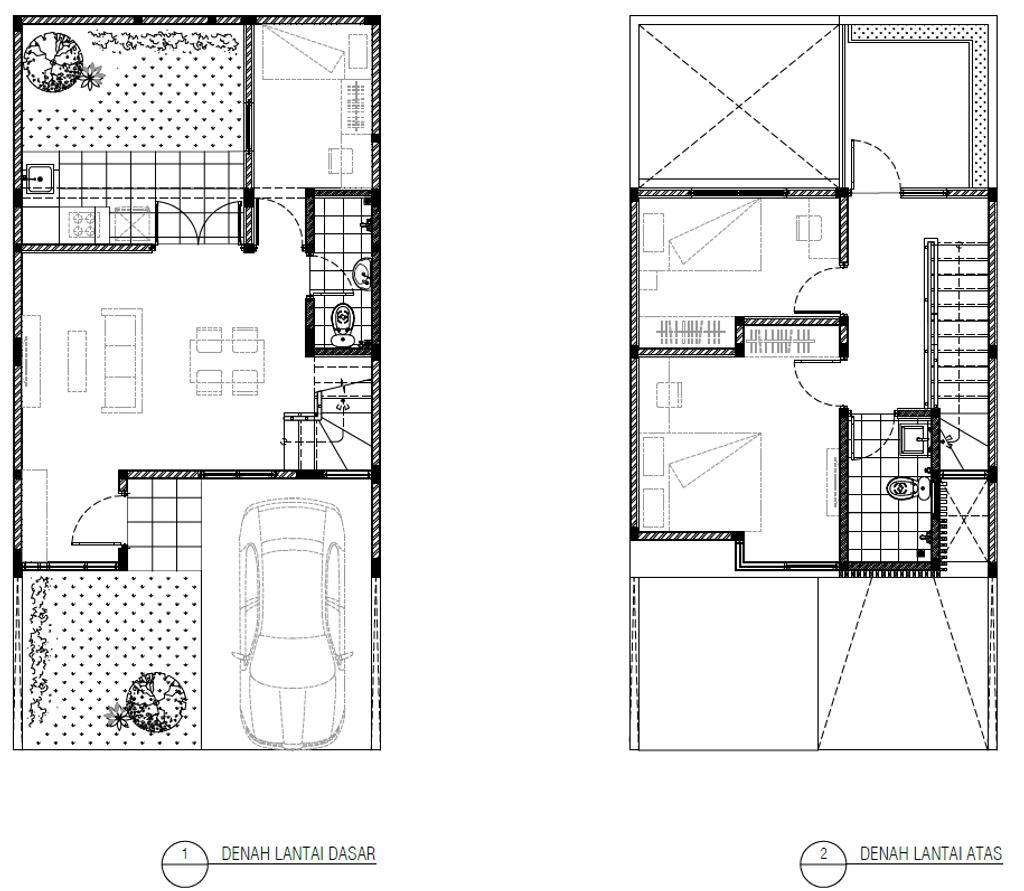 foto denah rumah tipe New Sakura perumahan SPRINGHILL YUME LAGOON