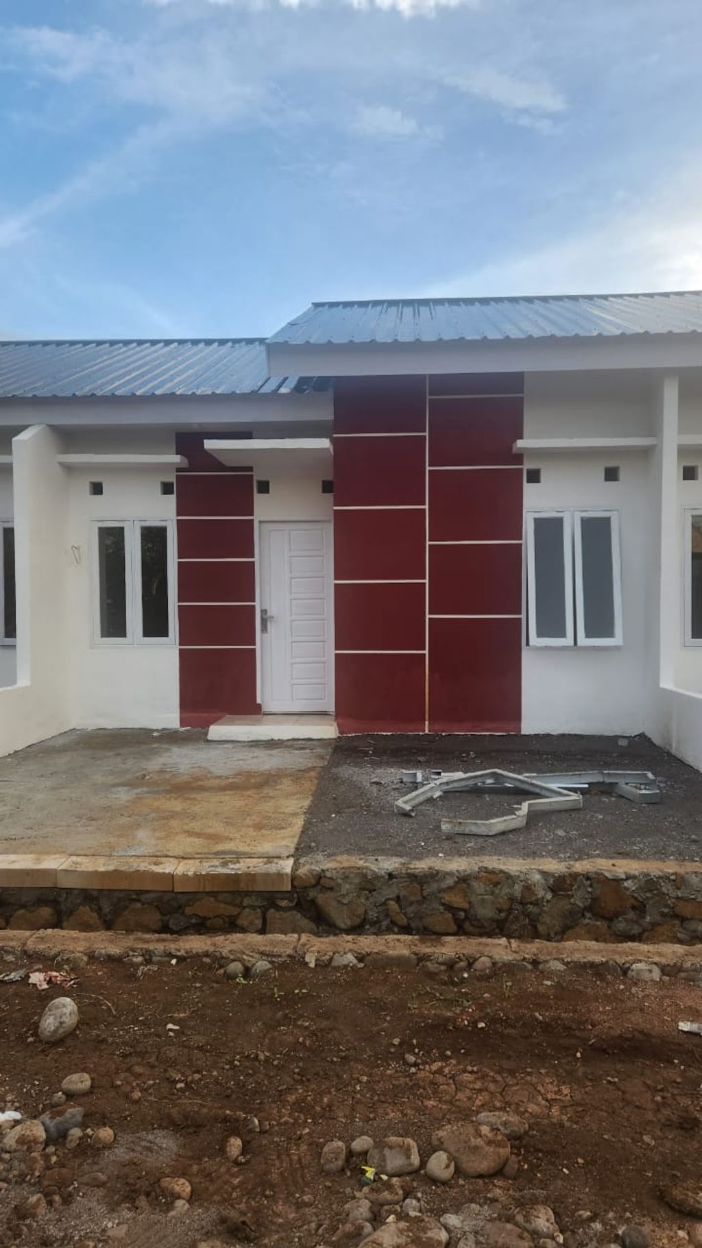 foto tampak rumah tipe 36 perumahan HEAVENLY RESIDENCE