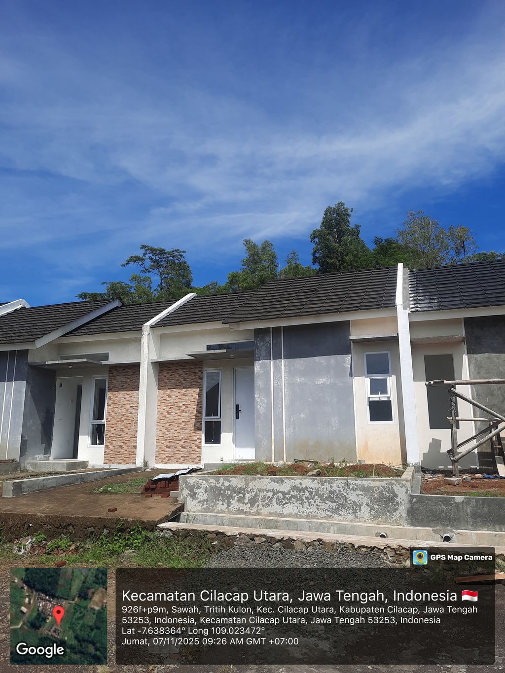 foto tampak rumah tipe 31/60 E2.2 perumahan TRITIH GOLF RESIDENCE TAHAP 2