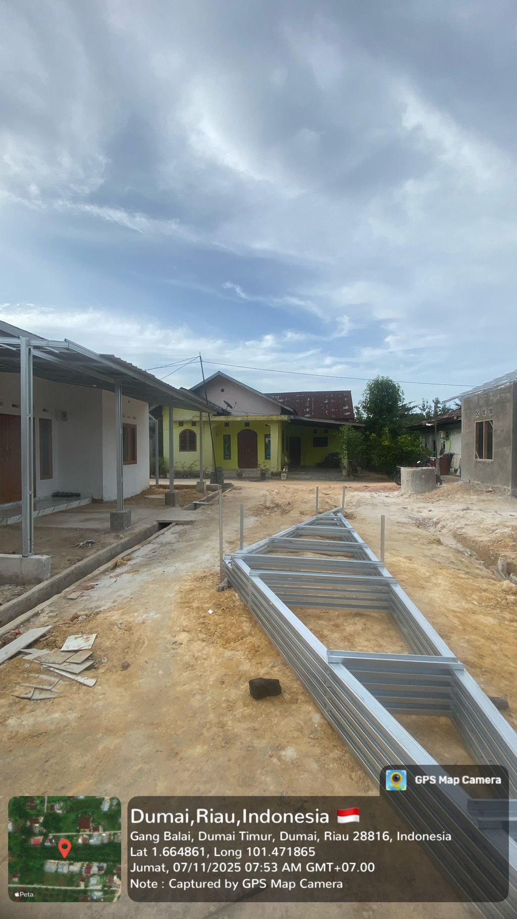 foto posisi tengah perumahan Griya Nafadya 2