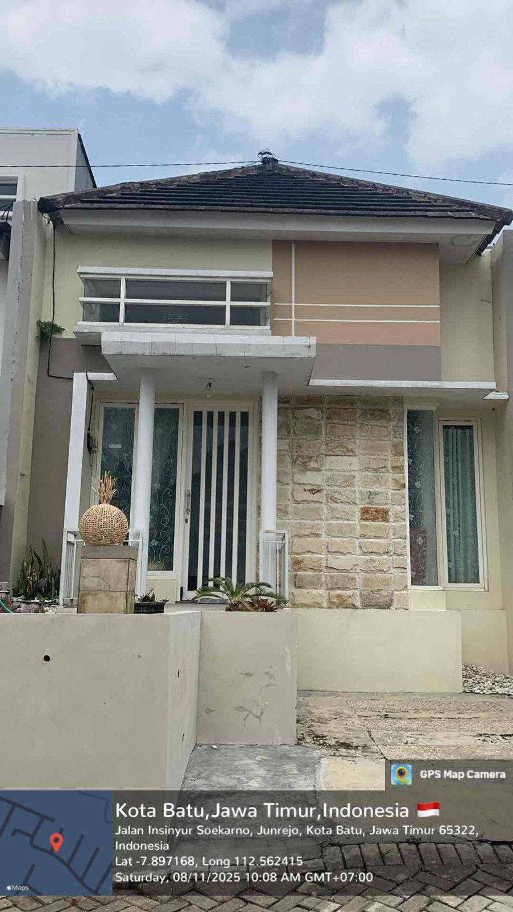 foto tampak rumah tipe G3 PGR perumahan PERMATA REGENCY TAHAP 2