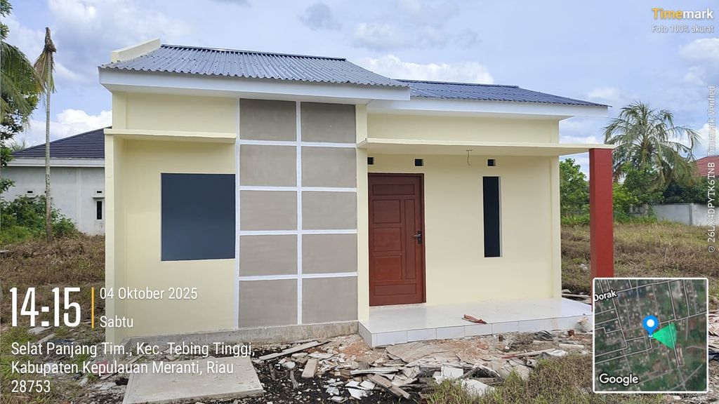 foto tampak rumah tipe 36/100 perumahan GRIYA MERANTI MAS