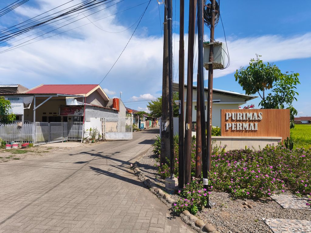 foto gerbang perumahan Puri Mas Permai