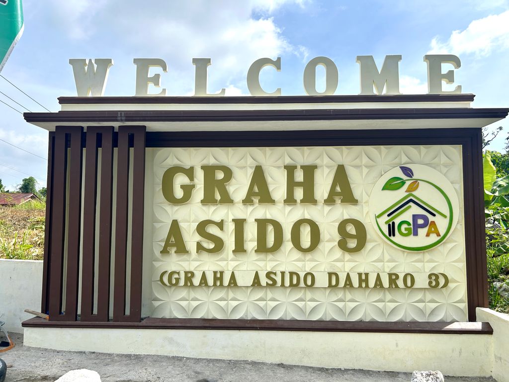 foto gerbang perumahan GRAHA ASIDO 9