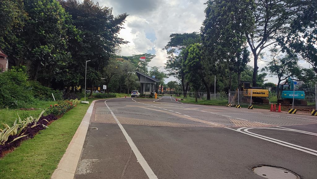 foto posisi tengah perumahan GREEN PARK RESIDENCE