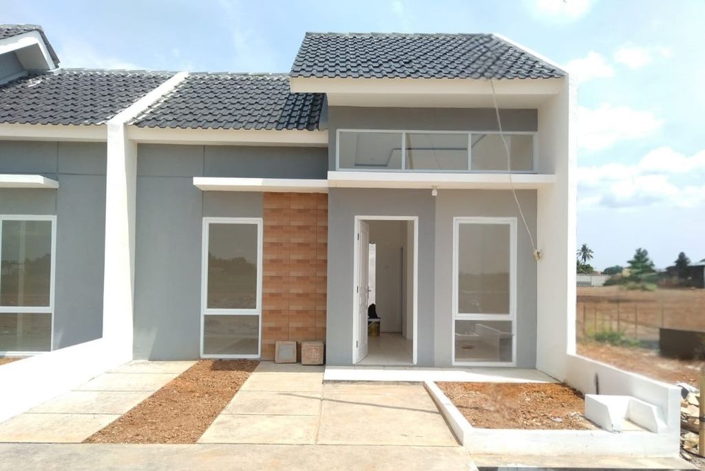 foto tampak rumah tipe SUBSIDI CLUSTER LILY perumahan GRIYA ARTHA BUARAN JATI