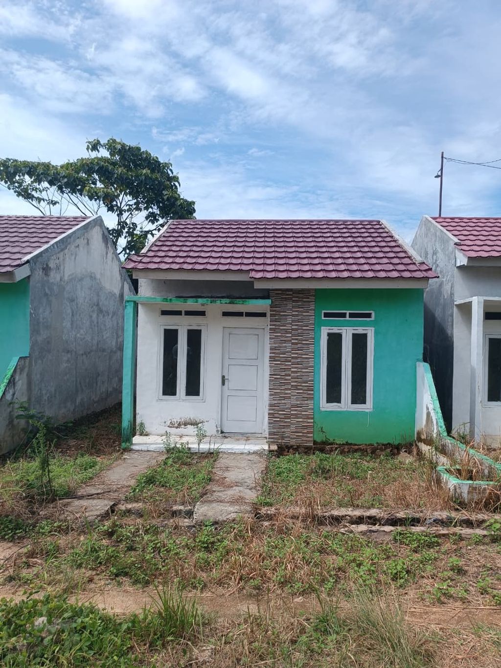foto tampak rumah tipe subsidi perumahan GRAHA NATAR LESTARI