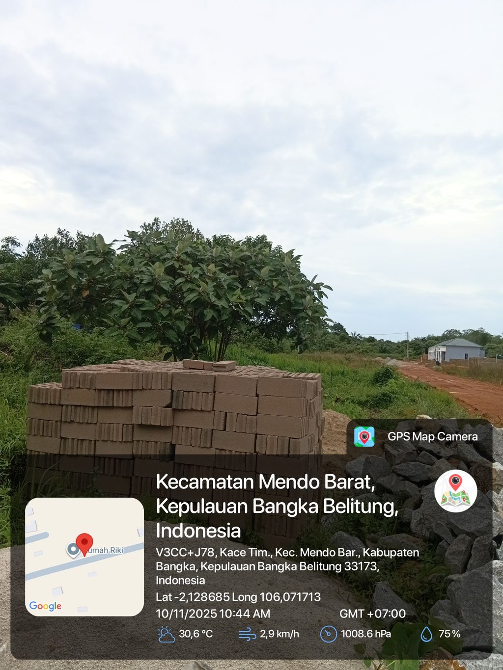 foto posisi tengah perumahan Mentari residen 2