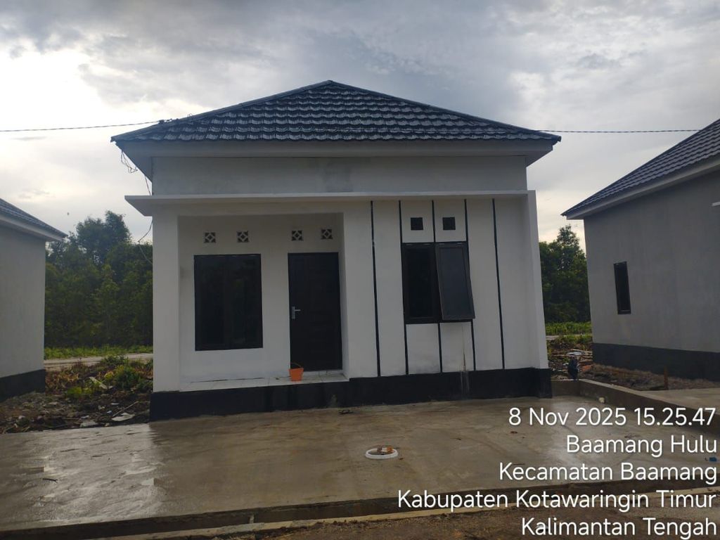 foto tampak rumah tipe 36 perumahan BINTANG WIJAYA MAKMUR TAHAP II