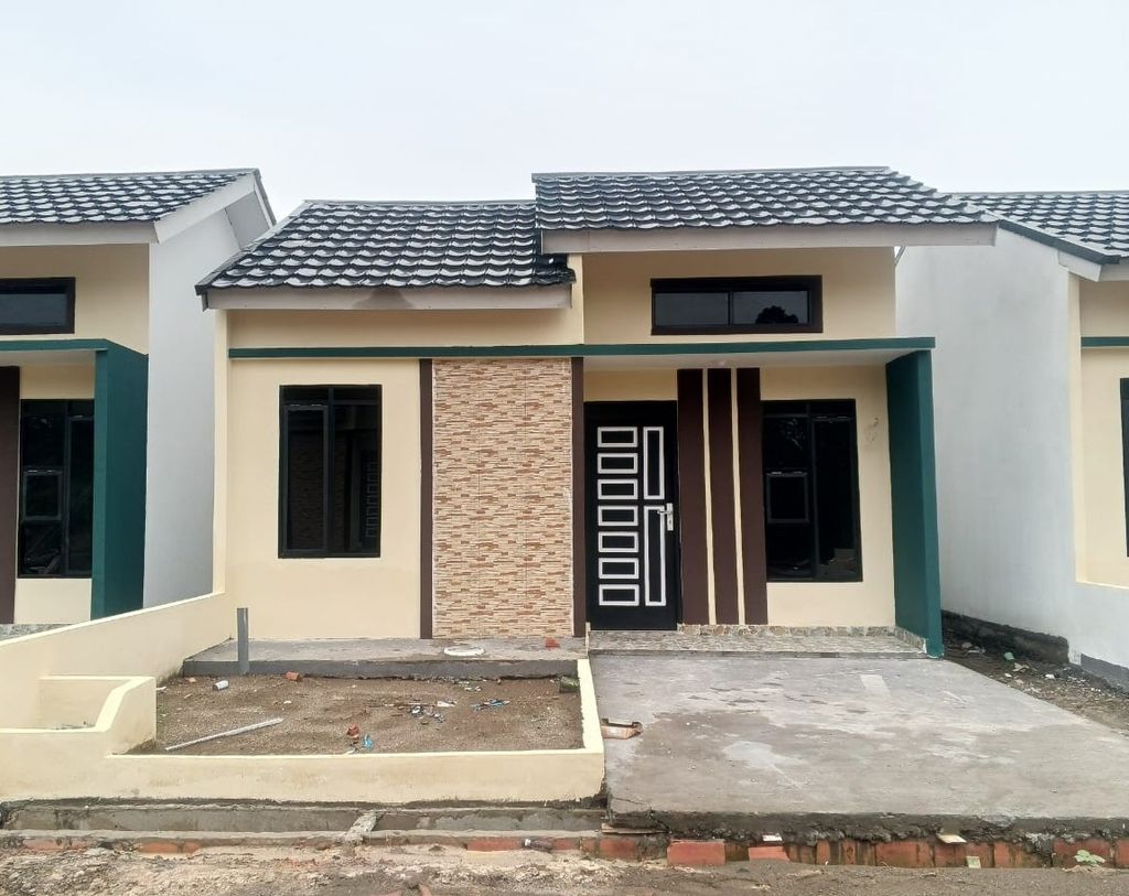 foto tampak rumah tipe 36/77 perumahan AGTA ROYAL RESIDENCE 4A