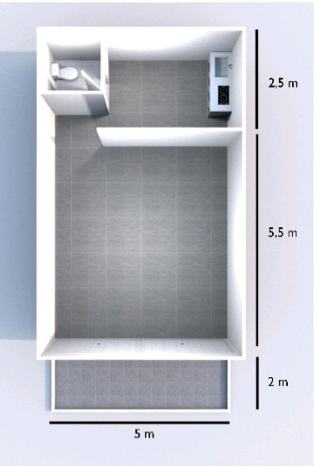 foto denah rumah tipe KIOS perumahan SADJATI GARDEN CITY TAHAP 3