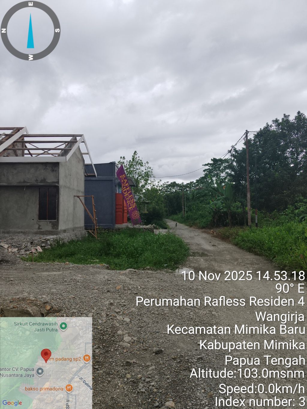 foto gerbang perumahan RAFFLESS RESIDENCE 5