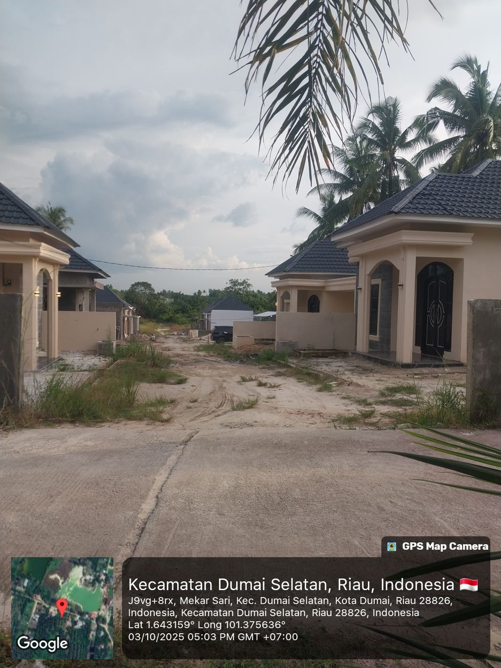 foto gerbang perumahan BINTANG SHAFA RESIDENCE