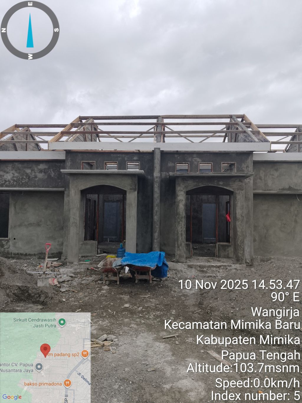 foto contoh rumah perumahan RAFFLESS RESIDENCE 5