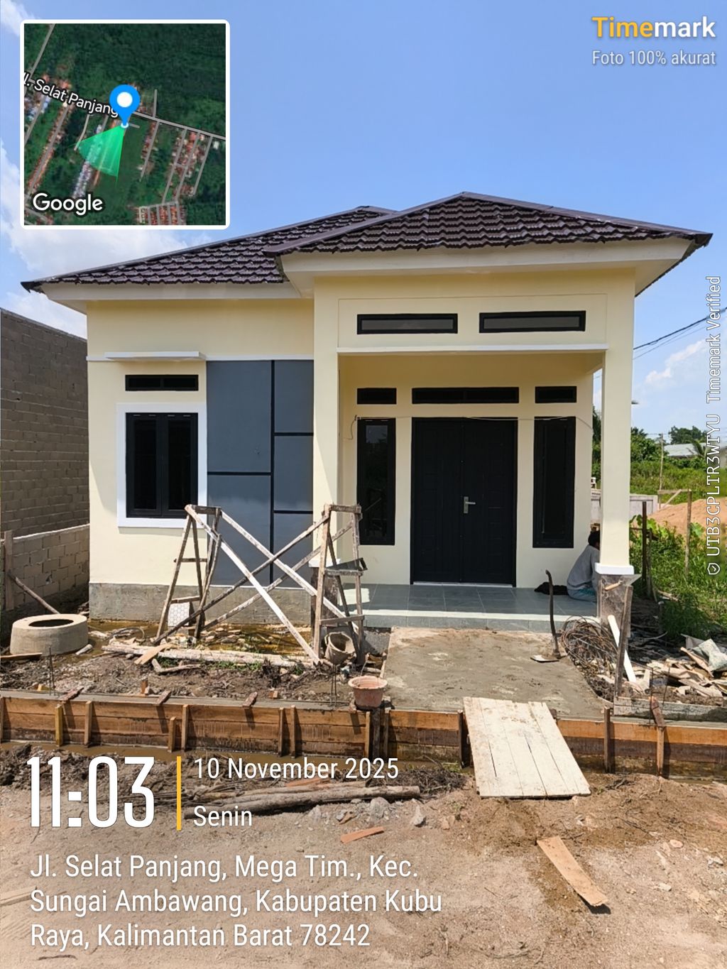 foto posisi tengah perumahan MEGA BINTANG RESIDENCE TAHAP 2