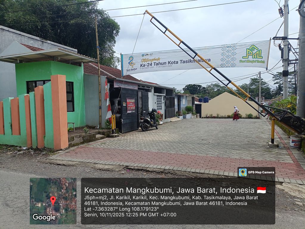 foto gerbang perumahan Puri Munjul Indah Tahap 2