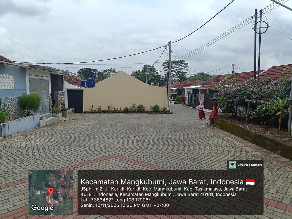 foto posisi tengah perumahan Puri Munjul Indah Tahap 2