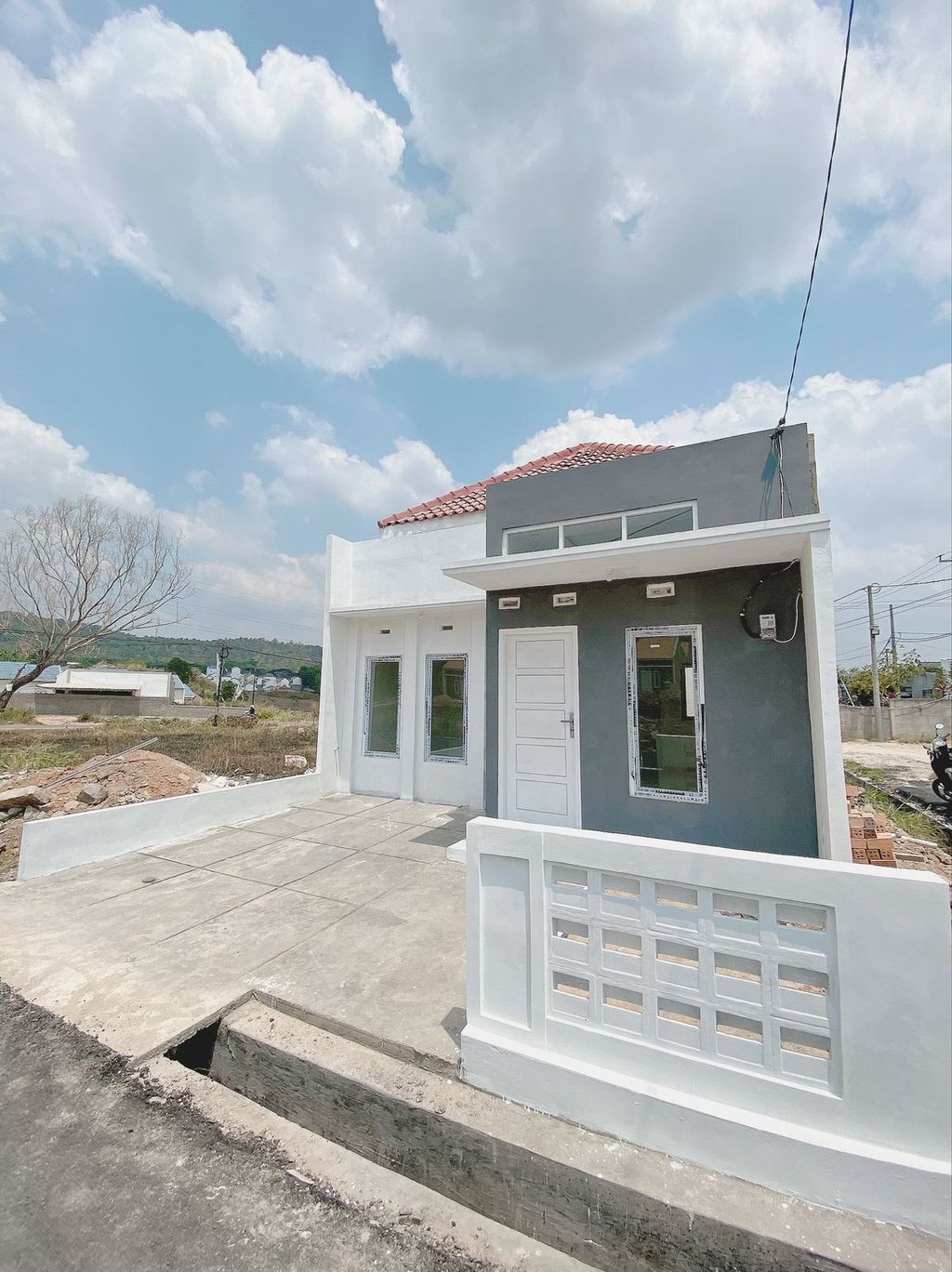 foto tampak rumah tipe 45 Komersil kemiling village perumahan Perumahan Cluster Kemiling Village