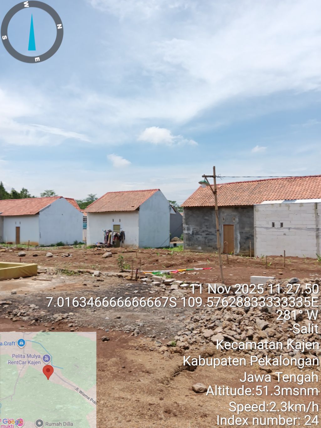 foto posisi tengah perumahan ST@IN RESIDENCE SALIT 3