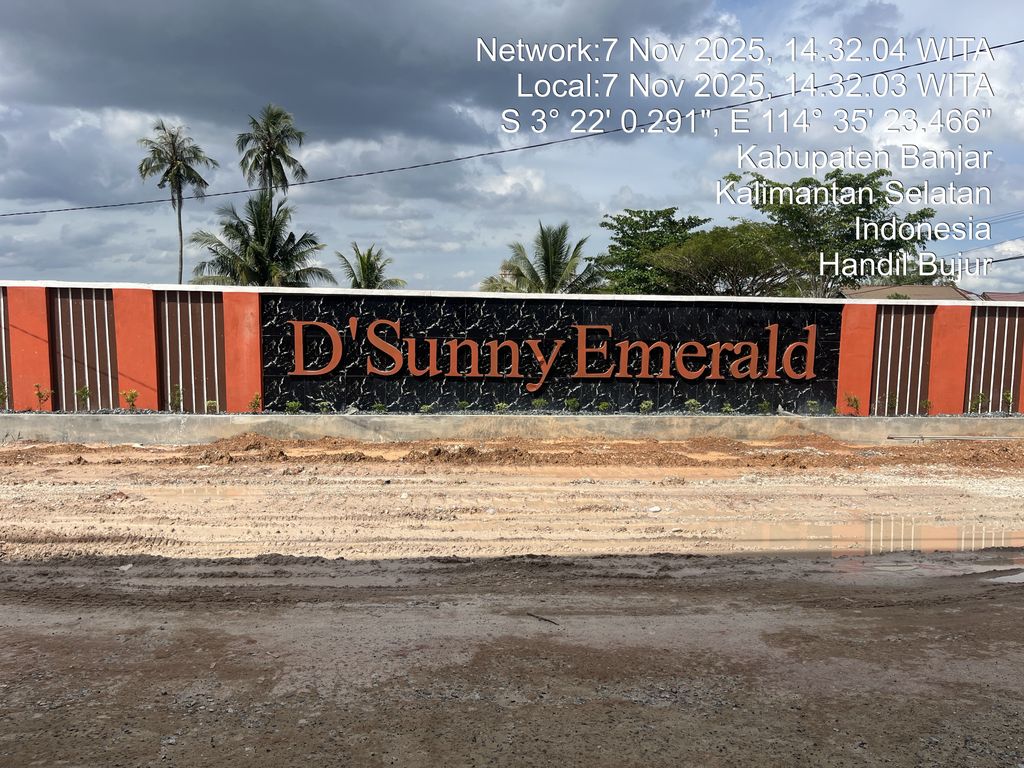 foto gerbang perumahan D'SUNNY EMERALD 2