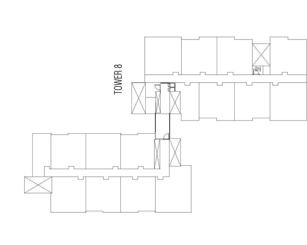 foto denah rumah tipe 2BR perumahan APARTEMEN SATU8 RESIDENCE