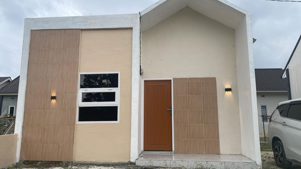 foto tampak rumah tipe 36 PMK 60/2023 perumahan Anugrah bestari 2