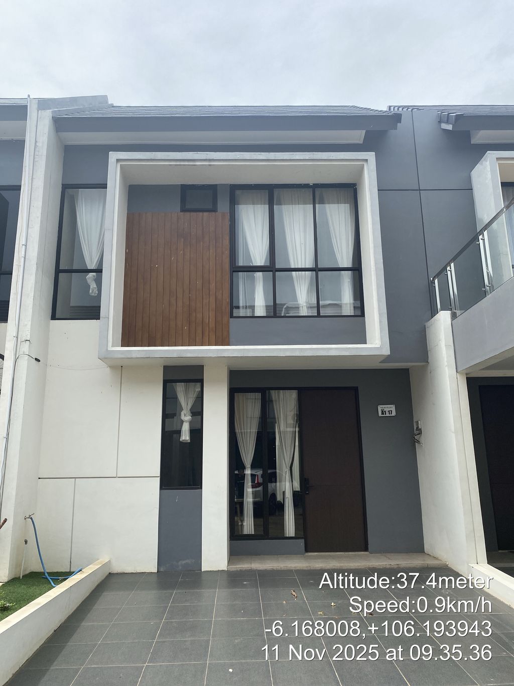 foto tampak rumah tipe CLUSTER BARUNA T2 68/72 perumahan PRIME POINT BARUNA