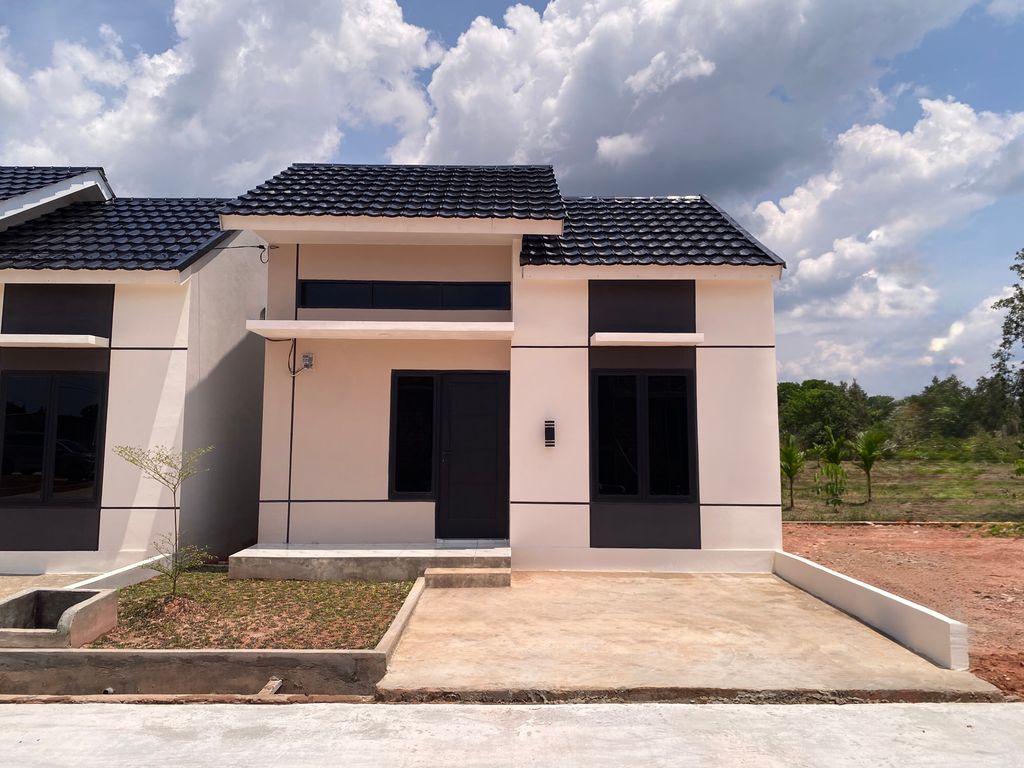 foto tampak rumah tipe 36/78 perumahan PUTRAMAS RESIDENCE BORANG