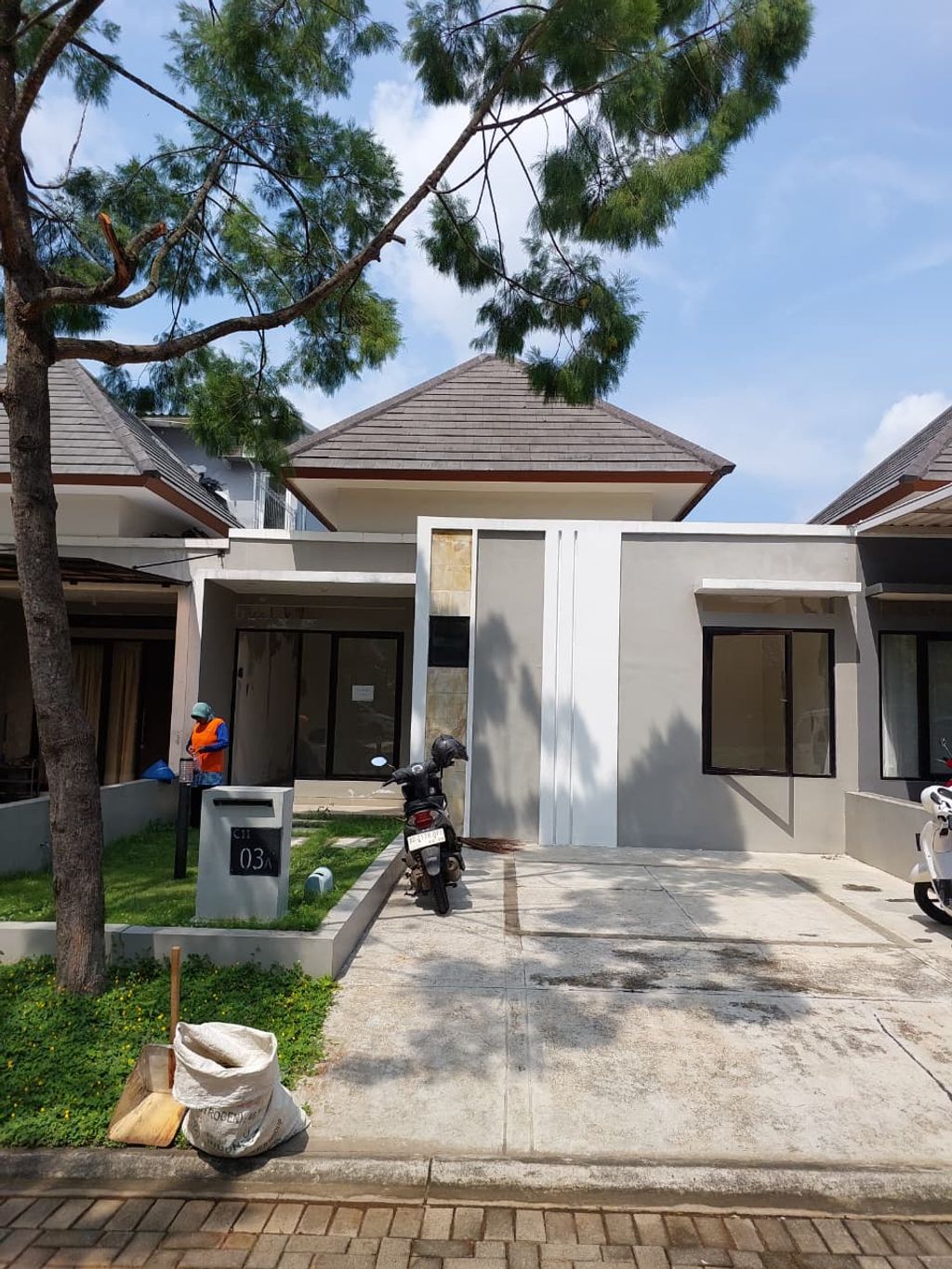 foto tampak rumah tipe MAHARAJA perumahan Kedaton Park Tahap 1
