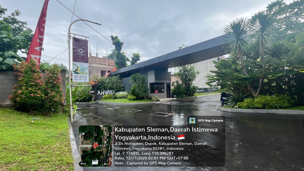 foto gerbang perumahan The Anvaya Residence
