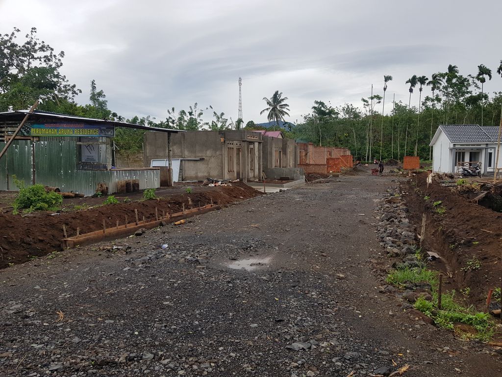 foto gerbang perumahan Aruna Residence