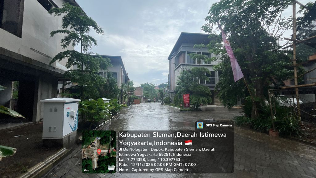 foto posisi tengah perumahan The Anvaya Residence