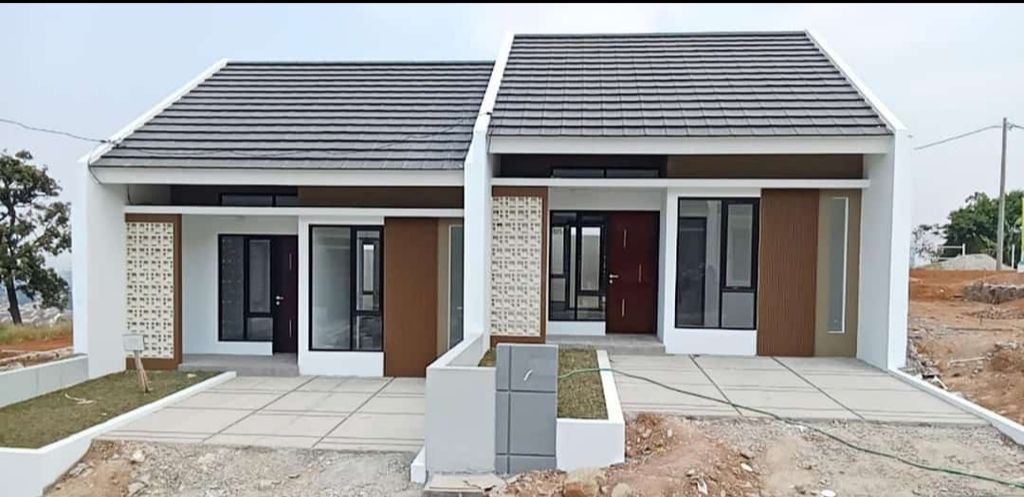 foto tampak rumah tipe 36/96 (B) perumahan GREEN HARMONI RESIDENCE