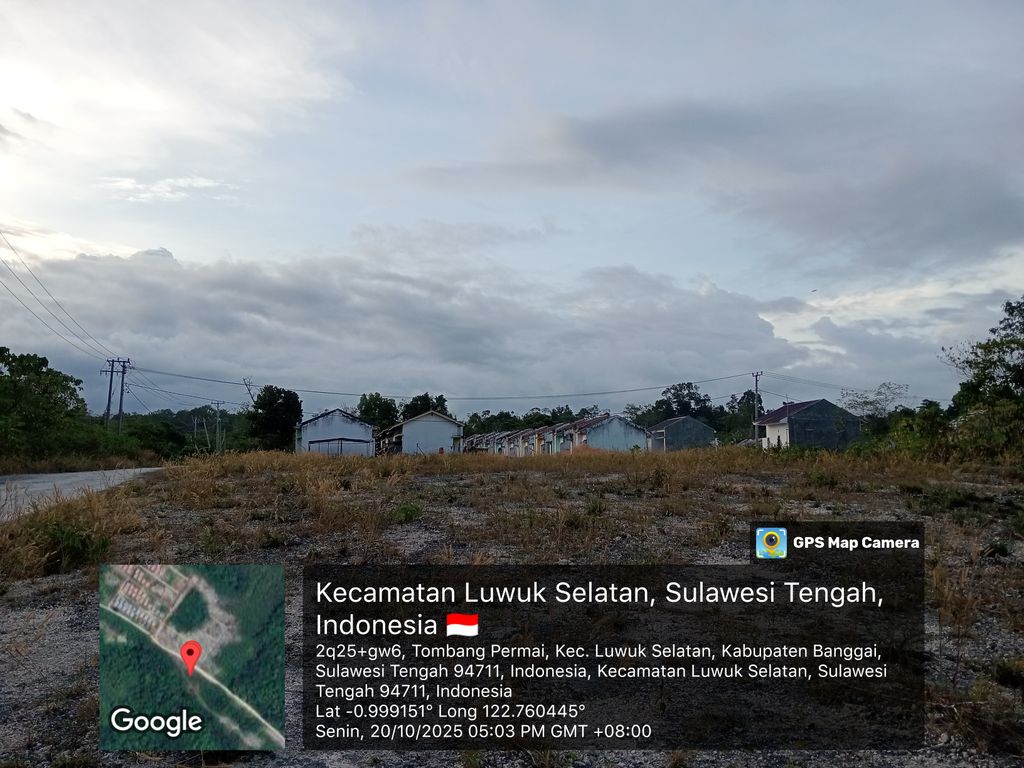 foto posisi tengah perumahan APERNAS LUWUK RESIDENCE