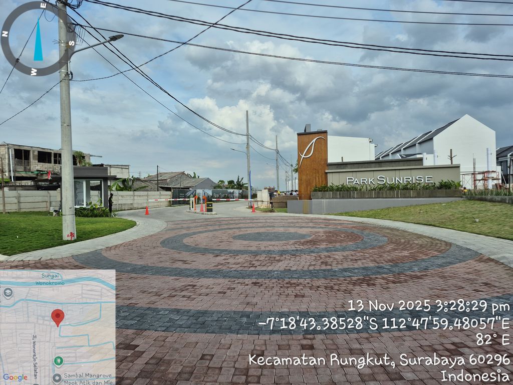 foto gerbang perumahan PARK SUNRISE B