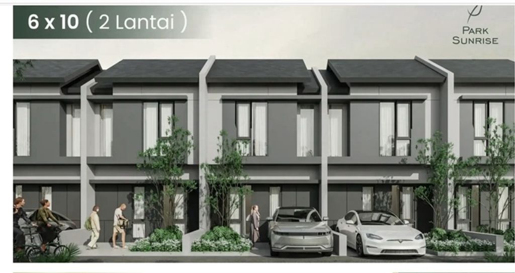 foto tampak rumah tipe RUMAH 6X11 3KT perumahan PARK SUNRISE B
