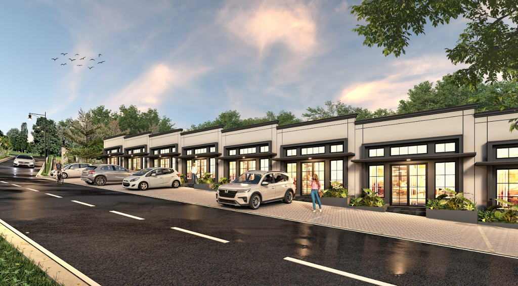 foto tampak rumah tipe RUMAH MULTIFUNGSI 30/70 395.837.500 perumahan PURI HARMONI JONGGOL