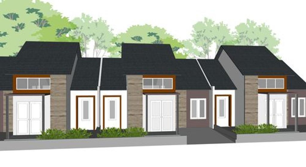 foto tampak rumah tipe 54.112 perumahan KOKOH CITY CLUSTER NIAS - EXT